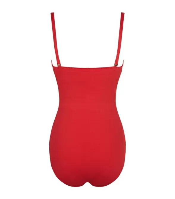 Costum baie complet rosu