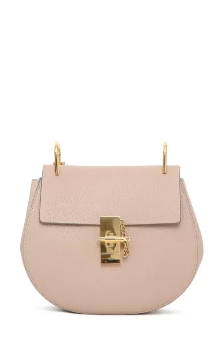 Leather bag with long handle