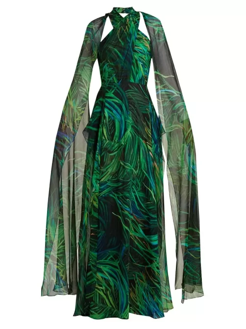 Rochie georgette împletită