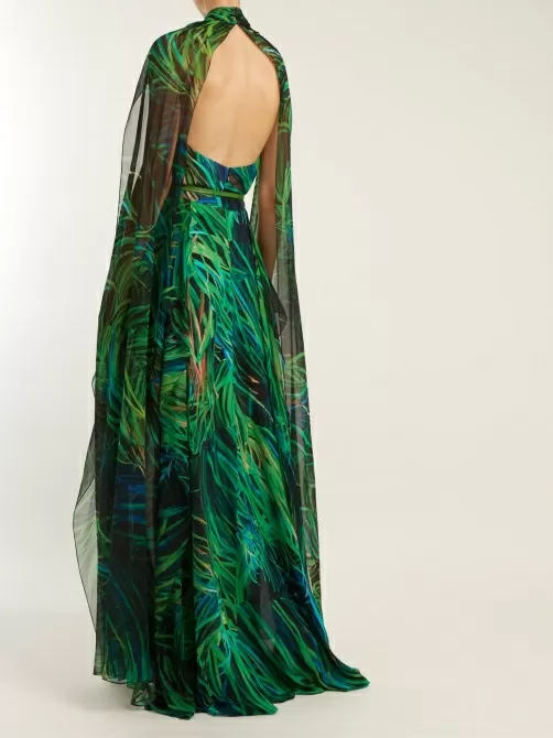 Rochie georgette împletită