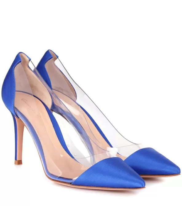 High heels with silicone