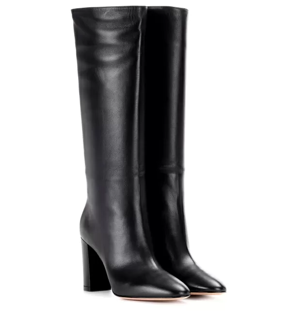 High leather boots 