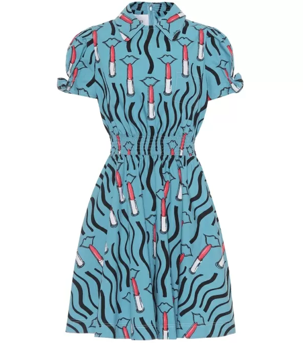 Rochie bumbac cu guler