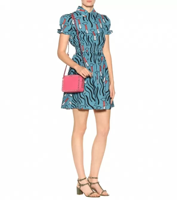 Rochie bumbac cu guler