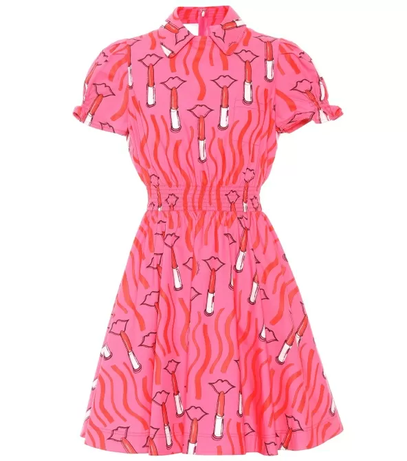 Rochie bumbac cu guler