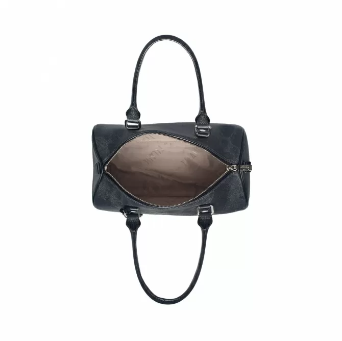 Leather "Geography" bag 